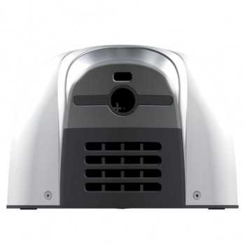 ASCIUGAMANI ELETTRICO ZEFIRO ALLUMINIO BIANCO SENZA RESISTENZA A CONO D'ARIA