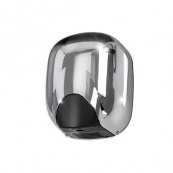 SÈCHE-MAINS ÉLECTRIQUE ZEFIRO HOT EN ALUMINIUM CHROMÉ AVEC RÉSISTANCE À LAME D'AIR