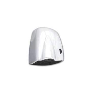 SÈCHE-MAINS ÉLECTRIQUE BLANC QIBLI AVEC BOUTON POUSSOIR ET RÉSISTANCE