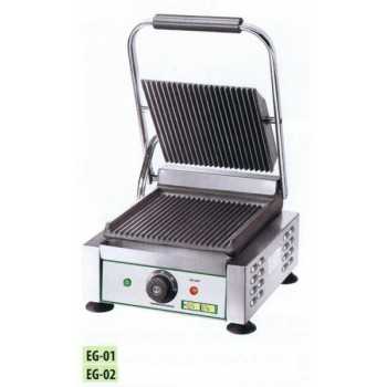 PLAQUE DE CUISSON SIMPLE EN FONTE À CONTACT 1800W 30X34X21 CM