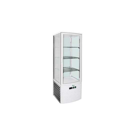 VITRINE RÉFRIGÉRÉE VERTICALE - VITRÉE SUR 4 CÔTÉS - VENTILÉE - CAPACITÉ 235 Lt -