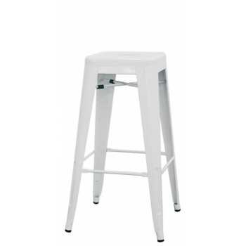 Tabouret avec structure en métal peint. Modèle 977