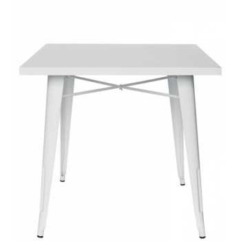 TABLE Painted metal structure 70 x 70 x H74 cm Mod. 972