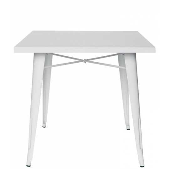 TABLE Structure en métal peint 70 x 70 x H74 cm Mod. 972