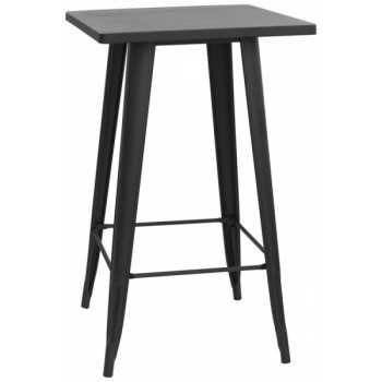 TABLE Structure en métal peint 60 x 60 x H105 cm Mod. 1266