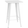 TABLE Structure en métal peint 60 x 60 x H105 cm Mod. 1266