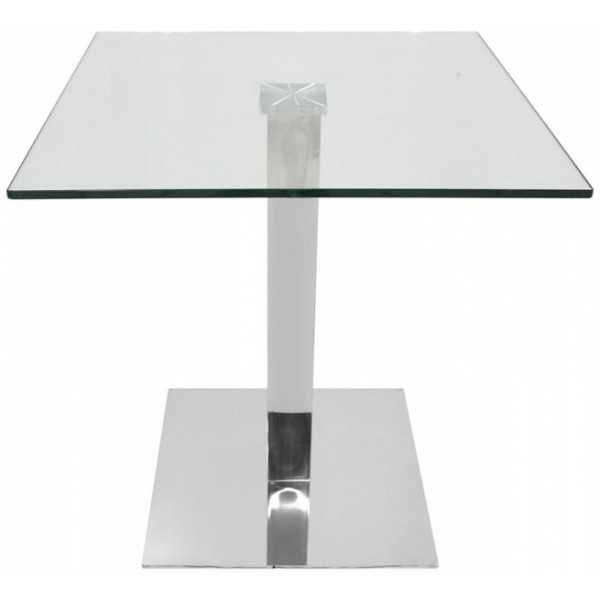 TABLE Base en acier chromé