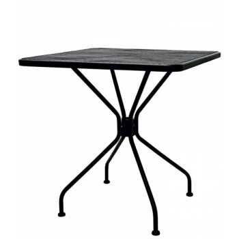 Table carrée Structure en métal peint Mod. 130