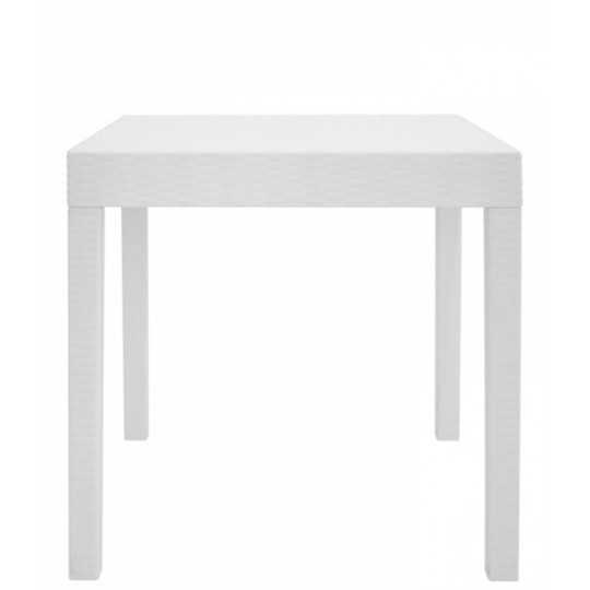 Table carrée. Structure en polypropylène. Modèle 1044.