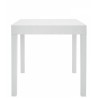 Table carrée. Structure en polypropylène. Modèle 1044.