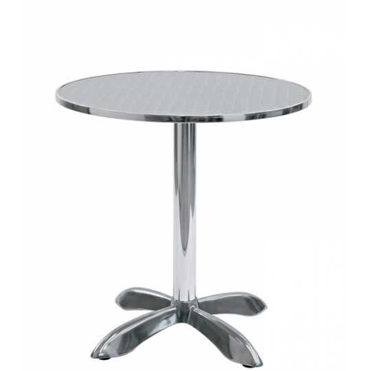 Round stainless steel TABLE Mod. 092