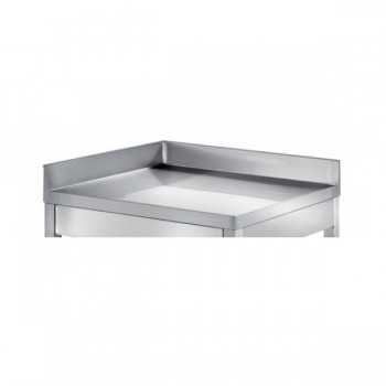 SIDE BACKPLASH FOR STAINLESS STEEL WORKTOPS