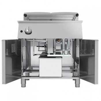 FRITEUSE À GAZ SUR PLACARD MONOCUVE 44 Lt - L.80 x P.70 x H.90 cm