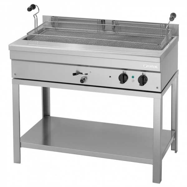 SUPPORT AVEC ÉTAGÈRE POUR FRITEUSE À PÂTISSERIE, CAPACITÉ DE LA CUVE 35 L