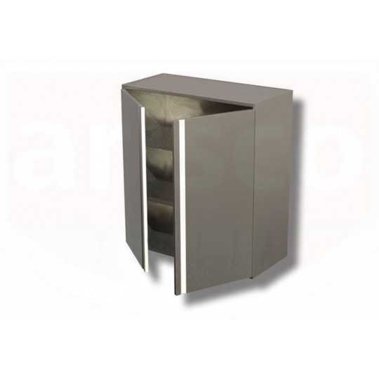 ARMOIRE MURALE À DEUX ÉTAGÈRES AVEC PORTES BATTANTES