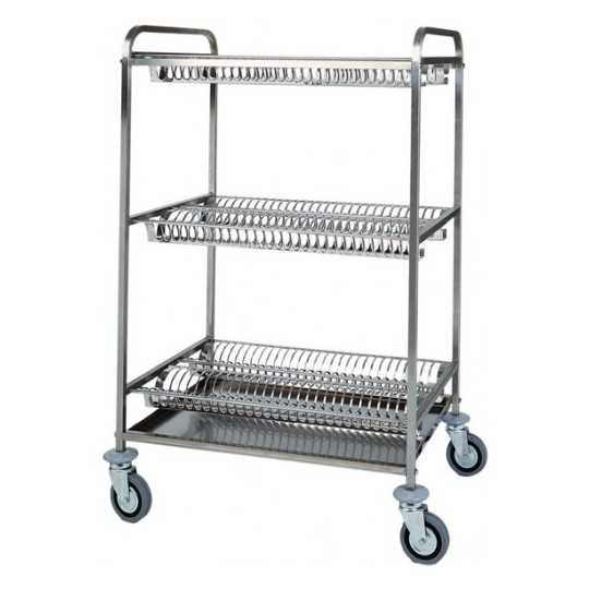 GLASS DRAIN TROLLEY