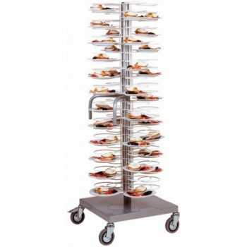 CHARIOT PORTE-ASSIETTES - CAPACITÉ 96 ASSIETTES