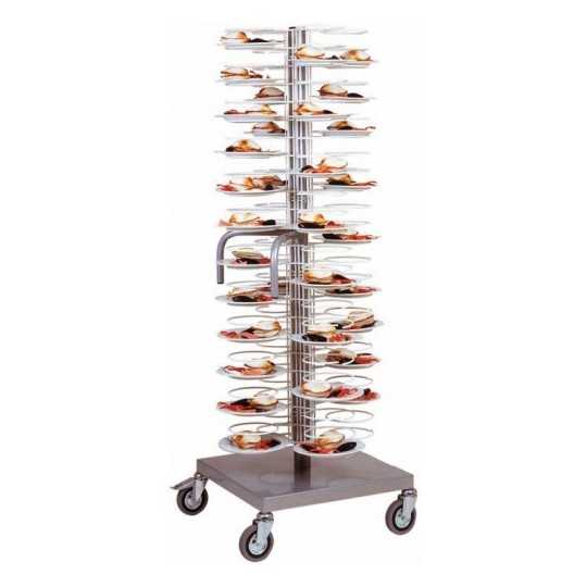 DISH TROLLEY - CAPACITY 96 PLATES