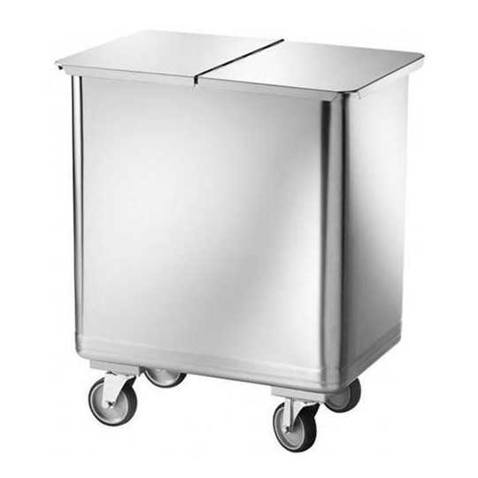 TRAMOGGIA SU RUOTE CON COPERCHIO - L.61 x P.40 x H.73 cm