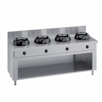 CUISINE WOK SUR PLACARD AVEC ÉTAGE