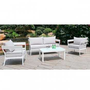 Ensemble extérieur en aluminium peint