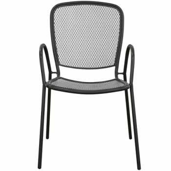 Fauteuil en métal peint Modèle 996