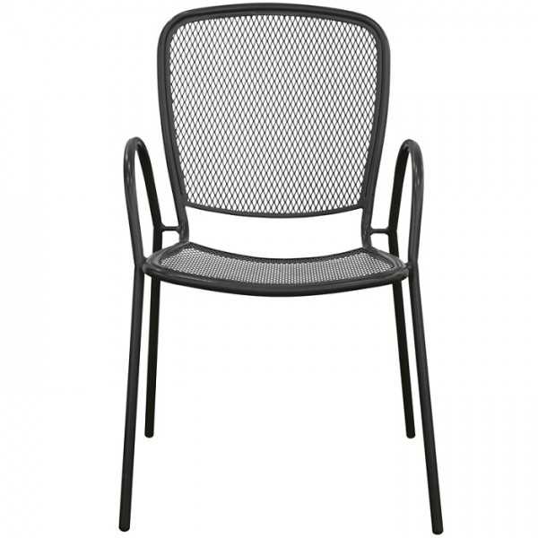 Fauteuil en métal peint Modèle 996