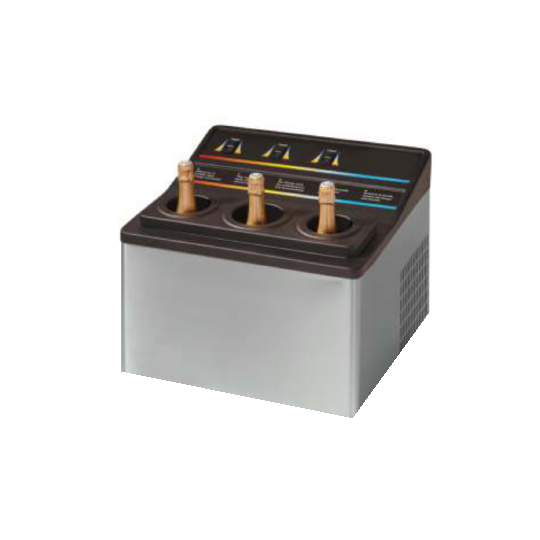 REFRIGERATORE DI BOTTIGLIE PER VINI DA BANCO - CAPACITA\' : 3 BOTTIGLIE
