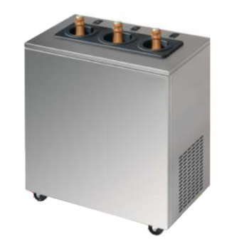 CAVE À VIN À ROULETTES - CAPACITÉ : 3 BOUTEILLES