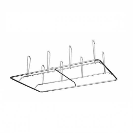 GRIL À POULET EN ACIER INOXYDABLE 8 POSITIONS