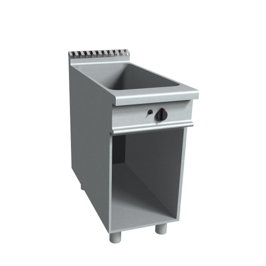 ELECTRIC BAIN MARIE WITH SINGLE BOWL ON CABINET - CAPACITY GN 1/1 + 1/3