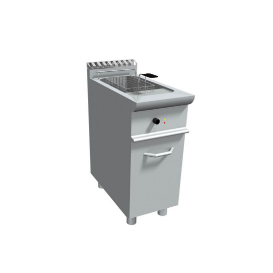 ELECTRIC FRYER WITH SINGLE WELL ON CABINET - 17 L