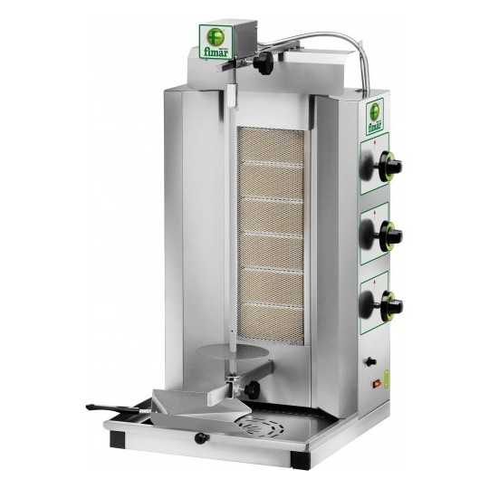 GAS GYROS 6 BURNERS - MAX MEAT DIAMETER 50 cm