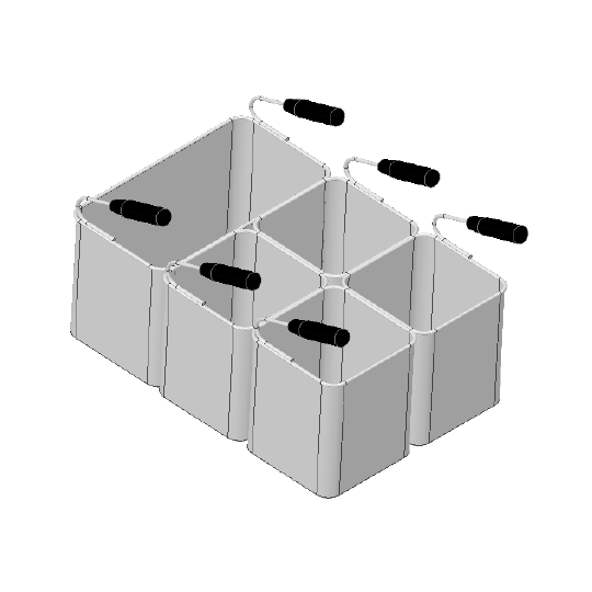 COMBINAZIONE CESTI PER CUOCIPASTA