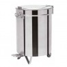 STAINLESS STEEL WASTE BIN WITH PEDAL