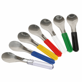 SPATULES À GLACE EN ACIER INOXYDABLE AVEC MANCHE EN NYLON