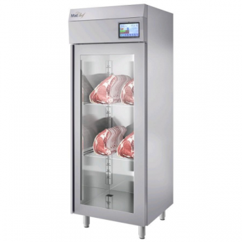 ARMOIRE RÉFRIGÉRÉE DE 900 LITRES POUR LA MATURATION ET LE VIEILLISSEMENT AVEC PORTE VITRÉE