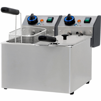 FRITEUSE ÉLECTRIQUE 4+4 LITRES