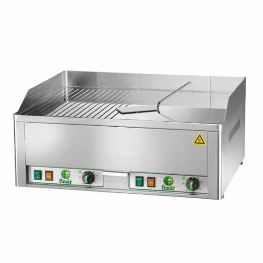 Countertop Electric Fry Top with Mixed Chrome Plate