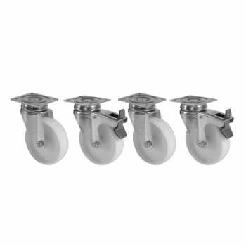 Kit de roues pour supports de four à pizza