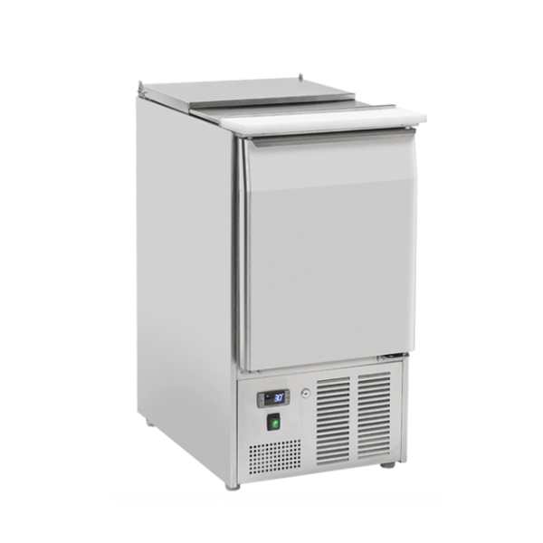 Saladette 1 porte avec couvercle - L.45 x P.70 x H.89 cm