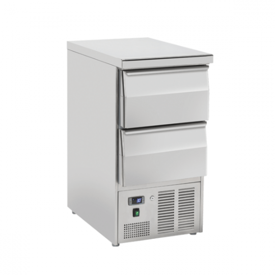 Saladette 2 tiroirs - L.45 x P.70 x H.89 cm - Classe énergétique A