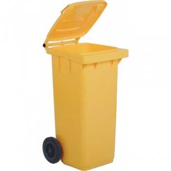 Poubelle de tri sélectif en polyéthylène 100 litres - L.54 x P.49 x H.85 cm