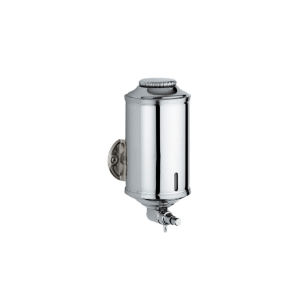 Distributeur de savon et de gel désinfectant en acier inoxydable de 0,8 litre