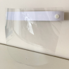 Masque de protection avec visière inclinable en polycarbonate