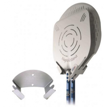 Ensemble de pelles à pizza perforées professionnelles GI.METAL BLUE LINE - 7 pièces