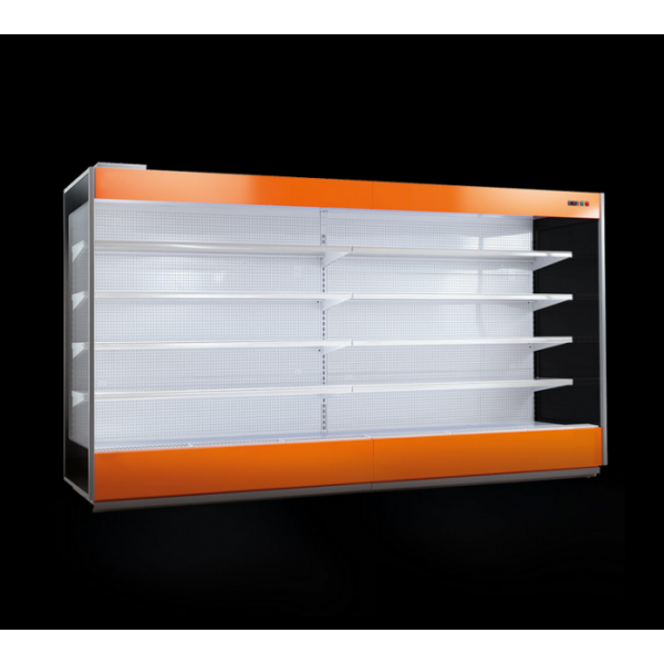 Vitrine murale réfrigérée Stromboli pour charcuterie et produits laitiers (préparée pour moteur externe) - Profondeur 90 cm