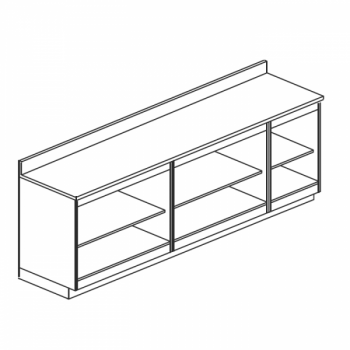 BAR RETROPANCO NEUTRE - L250 cm