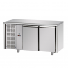 2 door freezer table with left side motor