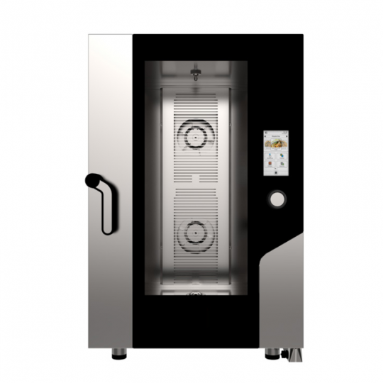 FOUR ÉLECTRIQUE COMBINÉ À CONVECTION ET À VAPEUR À ÉCRAN TACTILE 11 PLAQUES GN 1/1